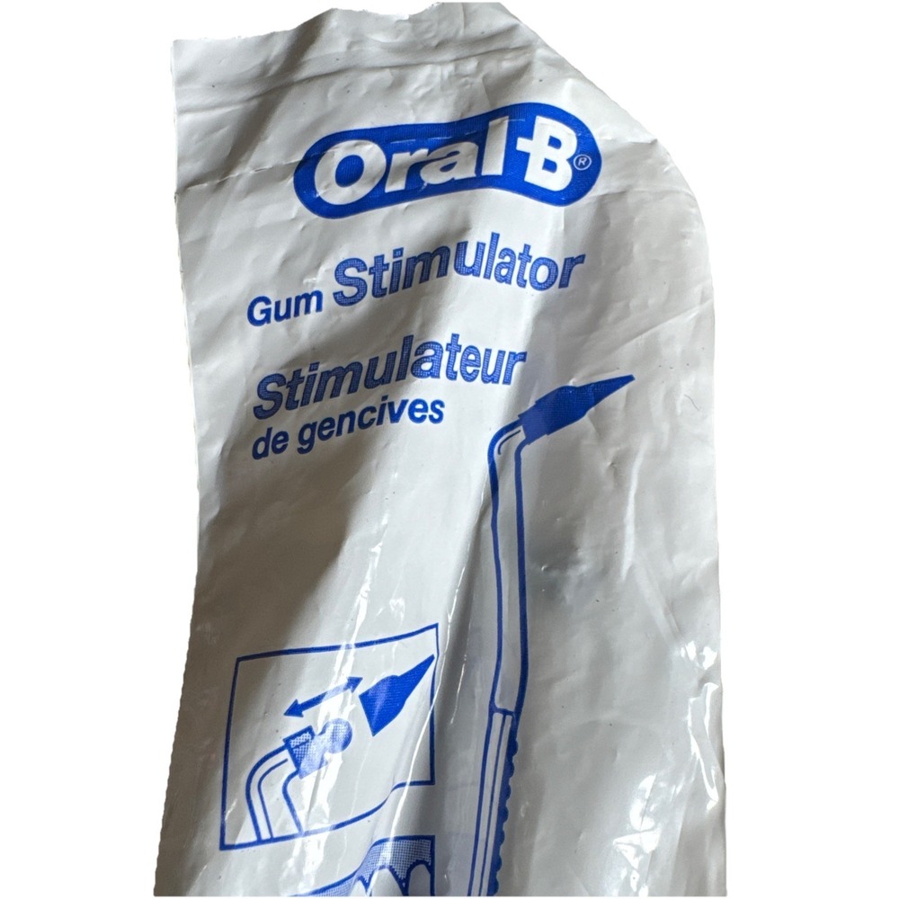 VTG 90's Oral-B Gum Stimulator 2095075 In Sealed Bag - Picture 3 of 3